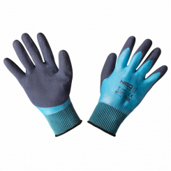 Рукавички робочі, поліестер з латексним покриттям (2 шари), 3141X, 8 "