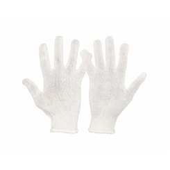 Рукавички трикотажні MASTERTOOL УНІВЕРСАЛ 70% бавовна/30% поліестер 10 клас 2 нитки 32 гр білі 83-0305