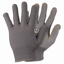 Рукавички трикотажні з точковим ПВХ покриттям р8 Мікроточка (сірі) SIGMA (9442901)