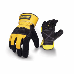 Рукавички універсальні, з шкіряною долонею та пальцями DeWALT DPG41L