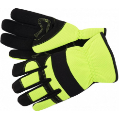 Рукавички робітники на гумці YATO: штучна шкіра синтетична тканина, розмір 9