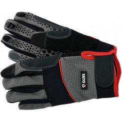 Рукавички робітники із застібкою-липучкою YATO: штучна шкіра синтетична тканина, розмір 9