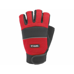 Рукавиці захисні для велосипедистів безпалі YATO: штучна шкіра, поліуретан, спандекс, розмір 11 [12]