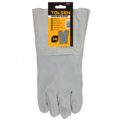 Рукавиці зварника 10 XL х 35 см шкіра Tolsen