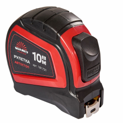 Рулетка 10 м × 25 мм автостоп Vitals Master