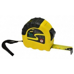 Рулетка 3 м/16 мм обгумований корпус з фіксатором S-LINE