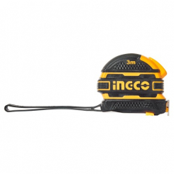 Рулетка 5 м х 25 мм автостоп INGCO