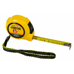 Рулетка MASTERTOOL 3 м 16 мм з автоматичним фіксатором полотна 68-0316