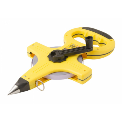 Рулетка геодезична MASTERTOOL 50 м 13 мм полотно зі сталі 67-5013