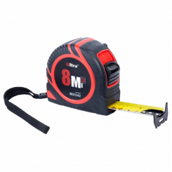 Рулетка гумова з нейлоновим покриттям полотна 8м×25мм Ultra (3825142)