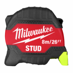 Рулетка магнитная MILWAUKEE, STUD (Gen 3), 8м/26фт (33мм)