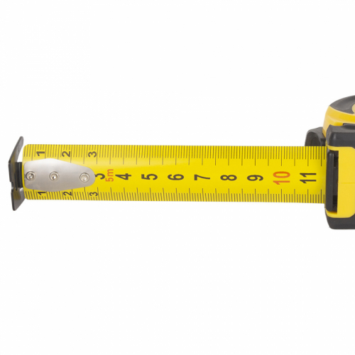 Рулетка обгумована Compact двостороннє полотно/зачіп 5м×25мм SIGMA (3814641)