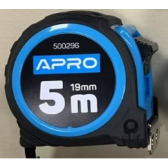 Рулетка обгумована з магнітом 5 м х 19 мм APRO  (APRO)