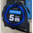Рулетка обгумована з магнітом та автостопом, подвійний зачіп 5 м х 25 мм APRO  (APRO)
