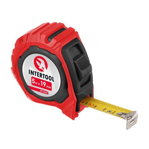 Рулетка з фіксатором 5 м "Магніт" INTERTOOL MT-0505