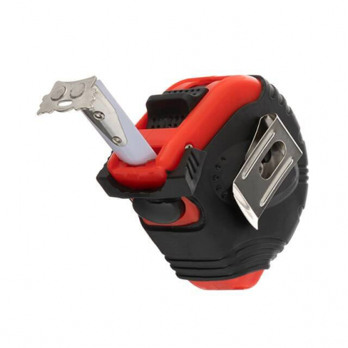 Рулетка з металевим полотном 3 м * 16 мм, три стопора полотна INTERTOOL MT-0103