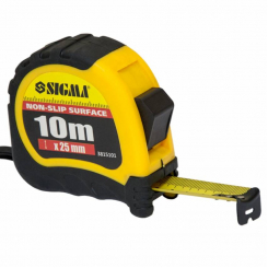 Рулетка shiftlock 10 м * 25 мм Sigma (3815101)
