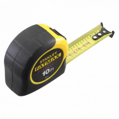 Рулетка вимірювальна FatMax Blade Armor довжина 10 м, ширина 32 мм у корпусі з АВС-пластику STANLEY 0-33-811