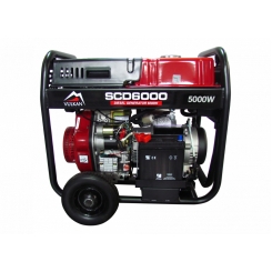 SCD6000 дизельний генератор 1ф 4,5кВт ел.старт, 18л, колеса