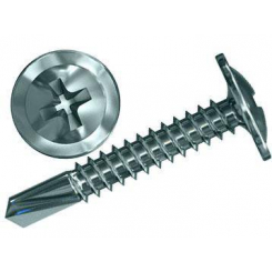 Саморіз з пресшайбой, свердло, оцинк., 4,2x 19, REDFIX (уп.1000 шт)