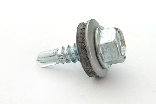 Саморіз покрівельний 4,8*19 DIN 7504K цинк білий до металу (пач 50шт) APRO