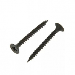 Саморіз для гіпсокартону по металу з потайною головкою, гострий, фосфатований, 3,5x25