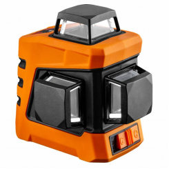 Самовирівнюючий 3D лазерний рівень 15 м, червоний, з чохлом і магнітним тримачем