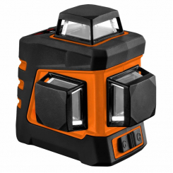 Самовирівнюючий 3D лазерний рівень 20 м, зелений, з чохлом і магнітним тримачем