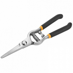 Секатор суцільнометалевий 205мм тонкий