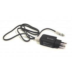 Зарядний пристрій PowerPlant W-280 USB 5V 2A Lightning LED