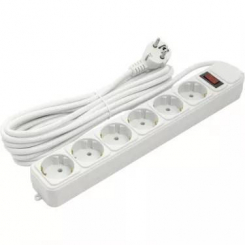 Мережевий фільтр живлення PowerPlant 5 м, 6 розеток (JY-1057/5) (PPSA10M50S6)