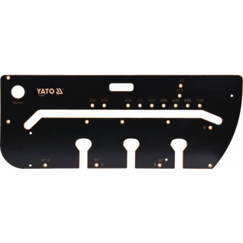 Шаблон для сполучень кухонних стільниць YATO, 1000х 390х 53 мм, макс. відстань- 700 мм