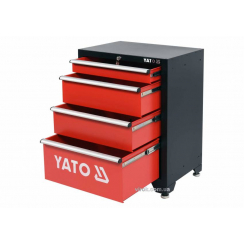 Шафа для майстерні YATO : 4 ящики, 660 x 457 x 863 мм