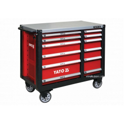 Шафа-візок для інструментів YATO з 12 ящиками, 1000 x 1130 x 570 мм