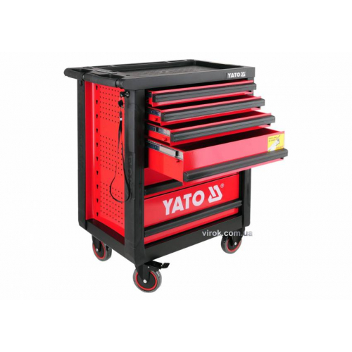 Шафа-візок для інструментів YATO з 6 ящиками, 958x766x465мм