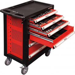 Шафа з інструментами YATO, на колесах, 6 ящиків, 958x766x465 мм наб. 177 шт.