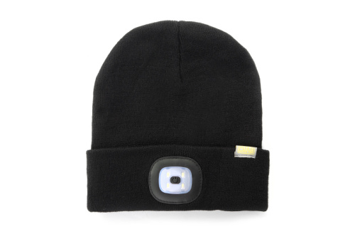 Шапка з ліхтариком чорна 200Лм (300мАг) СИЛА