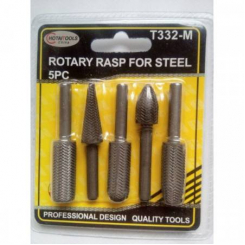 Шарошки для фігурних отворів по металу 5 шт.