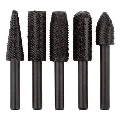 Шарошки – металеві для фігурних отворів, по металі, набір 5шт. FIT