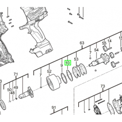 Шайба редуктора гайкокрута M18FHIWP12 MILWAUKEE