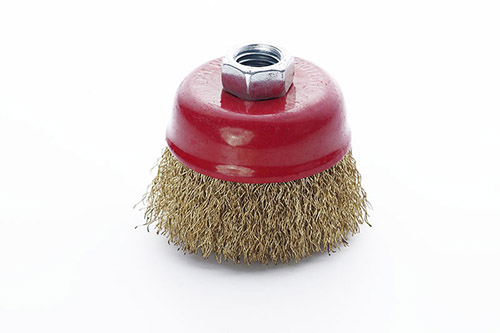 Щітка чаша латунна дріт 65мм (КШМ) APRO