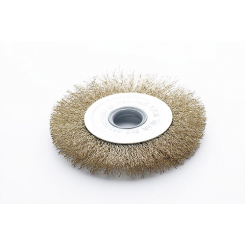 Щітка коло латунна дріт 125мм (КШМ) APRO