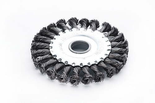 Щітка коло сталеві витки 125мм (КШМ) APRO