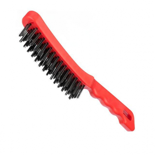 Щітка ручна 4-рядна, корпус із пластмаси INTERTOOL BT-0007
