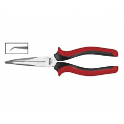 Щипці тонкі нікельовані YATO, вигнуті, l=160 мм [6/60]