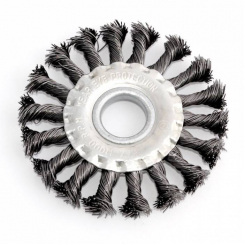 Щітка Дискова плетена сталь 100×22.2 мм, 0.5 мм Зенит