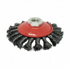 Щітка Конічна плетена сталь 100 мм М14, 0.5 мм Зенит