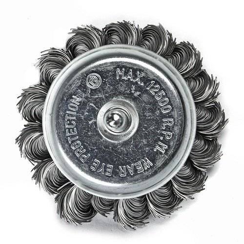 Щітка чашкова S & R 75, сталева плетена проволока