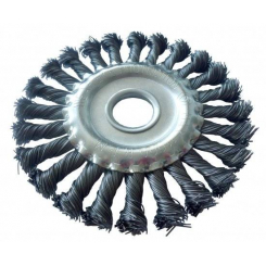 Щітка дискова із плетеного дроту 125х22,2 мм, WERK WE107425/7132662