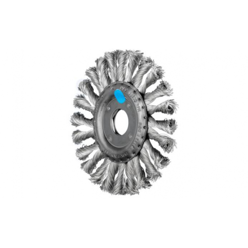 Щітка дискова, плетена 125*12*22,2мм дріт-0,35мм виконання COMBITWIST нерж. INOX